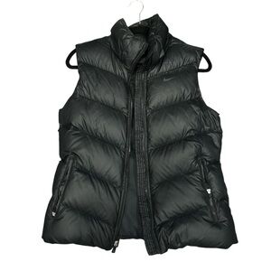 Nike Black Quilted Puffer Vest